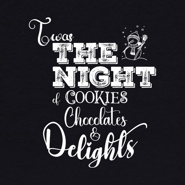 Twas the night of Deliciousness in Light Font by Wizardbird